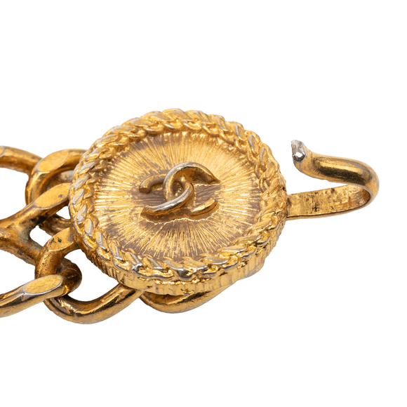 Pre-Loved Chanel CC Gold Plated Medallion Belt main image 2